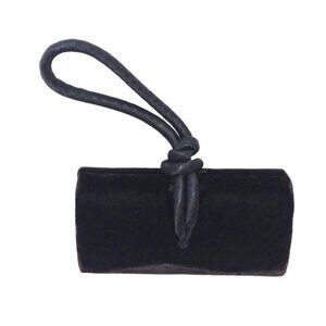 WOMEN'S BLACK VELVET CLUTCH KNOT WRISTLET CLUTCH  EVENING HANDBAG